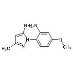 CAS#: 785003-65-8, 1-(2-Amino-4-methoxyphenyl)-3-methyl-1H-pyrazol-5-amine