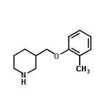 CAS#: 785713-79-3, 3-[(2-Methylphenoxy)methyl]piperidine