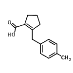 CAS#: 785814-42-8, 2-(4-Methylbenzyl)-1-cyclopentene-1-carboxylic acid