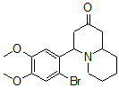 CAS#: 78617-10-4, 4-(2-Bromo-4,5-Dimethoxyphenyl)-1,3,4,6,7,8,9,9a-Octahydroquinolizin-2-One
