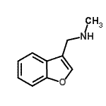 CAS#: 78629-16-0, 1-(1-Benzofuran-3-yl)-N-methylmethanamine