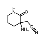 CAS#: 786589-54-6, (3-Amino-2-oxo-3-piperidinyl)acetonitrile
