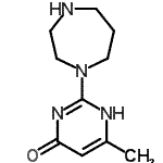 CAS 登录号：786660-74-0， 2-(1,4-二氮杂环庚-1-基)-6-甲基-4-嘧啶醇