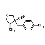 CAS#: 786682-59-5, 3-(4-Methylbenzyl)-4-methylenetetrahydro-3-furancarbonitrile
