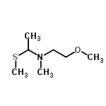 CAS#: 786685-93-6, N-(2-Methoxyethyl)-N-methyl-1-(methylsulfanyl)ethanamine