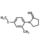 CAS#: 786700-83-2, 1-(4-Methoxy-2-methylphenyl)-2-pyrrolidinimine