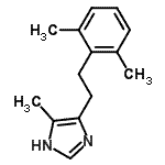 CAS 登录号：787501-24-0， 4-[2-(2,6-二甲基苯基)乙基]-5-甲基-1H-咪唑