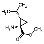 CAS#: 787522-21-8, Methyl (1S,2S)-1-amino-2-isopropylcyclopropanecarboxylate