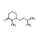 CAS 登录号：787636-57-1， 6-(异丙氧基甲基)-1-甲基-2-哌啶硫酮