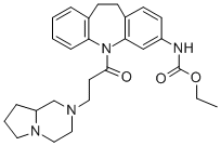 CAS#: 78816-43-0, Ethyl N-[11-[3-(3,4,6,7,8,8a-Hexahydro-1H-Pyrrolo[2,1-c]Pyrazin-2-Yl)Propanoyl]-5,6-Dihydrobenzo[b][1]Benzazepin-9-Yl]Carbamate