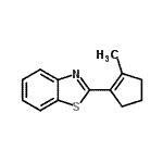 CAS#: 78840-26-3, 2-(2-Methyl-1-cyclopenten-1-yl)-1,3-benzothiazole