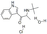 CAS#: 78907-15-0, 1-(1H-Indol-3-Yl)-2-(Tert-Butylamino)Propan-1-One Hydrate Hydrochloride
