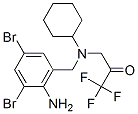 CAS#: 78940-03-1, 3-[(2-Amino-3,5-Dibromophenyl)Methyl-Cyclohexylamino]-1,1,1-Trifluoropropan-2-One