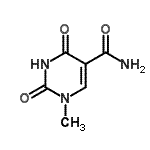 CAS#: 78999-61-8, 1-Methyl-2,4-dioxo-1,2,3,4-tetrahydro-5-pyrimidinecarboxamide
