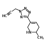 CAS#: 790171-81-2, 2-Methyl-5-[2-(2-propyn-1-yl)-2H-tetrazol-5-yl]-1,2,3,6-tetrahydropyridine