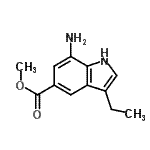 CAS#: 790254-22-7, Methyl 7-amino-3-ethyl-1H-indole-5-carboxylate