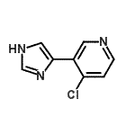 CAS#: 790262-76-9, 4-chloro-3-(1H-imidazol-4-yl)pyridine
