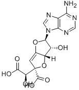 CAS#: 79030-08-3, 2-(6-Aminopurin-9-Yl)-5-(1,2-Dihydroxy-2-Oxoethyl)-3-Hydroxy-3,3a-Dihydro-2H-Furo[5,4-d]Furan-5-Carboxylic Acid