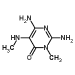 CAS 登录号：790605-76-4， 2,6-二氨基-3-甲基-5-(甲基氨基)-4(3H)-嘧啶酮