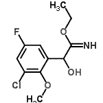 CAS#: 790612-37-2, Ethyl 2-(3-chloro-5-fluoro-2-methoxyphenyl)-2-hydroxyethanimidate