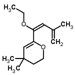 CAS#: 790662-04-3, 6-[(1E)-1-Ethoxy-3-methyl-1,3-butadien-1-yl]-4,4-dimethyl-3,4-dihydro-2H-pyran