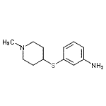 CAS#: 790668-23-4, 3-[(1-Methyl-4-piperidinyl)sulfanyl]aniline