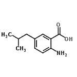 CAS#: 79069-39-9, 2-Amino-5-isobutylbenzoic acid
