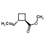 CAS#: 79091-92-2, Methyl (1R,2S)-2-vinylcyclobutanecarboxylate