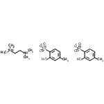CAS#: 79093-72-4, N,N,N',N'-Tetramethyl-1,2-ethanediaminium bis(2-hydroxy-4-methylbenzenesulfonate)