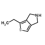 CAS#: 791036-23-2, 1-Ethyl-5,6-dihydro-4H-thieno[3,4-c]pyrrole