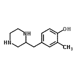 CAS#: 791046-92-9, 2-Methyl-4-(2-piperazinylmethyl)phenol