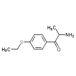 CAS#: 791062-97-0, 2-Amino-1-[4-(ethylsulfanyl)phenyl]-1-propanone