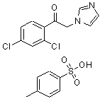 CAS 登录号:79146-63-7, 1-(2,4-二氯苯基)-2-(1H-咪唑-1-基)乙酮 4-甲基苯磺酸盐(1:1)