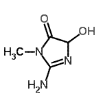 CAS#: 791553-25-8, 2-Amino-5-hydroxy-3-methyl-3,5-dihydro-4H-imidazol-4-one