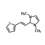 CAS#: 791586-11-3, 1,3-Dimethyl-2-[(E)-2-(2-thienyl)vinyl]-2,3-dihydro-1H-imidazole