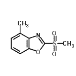 CAS#: 791594-86-0, 4-Methyl-2-(methylsulfonyl)-1,3-benzoxazole