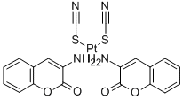 CAS#: 79170-44-8, cis-Bis(2-oxo-2H-1-benzopyran-3-ylammine)bis(thiocyanato)platinum(II)