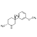 CAS#: 791744-05-3, (2R,5R)-5-(3-Methoxyphenyl)-2,5-dimethylpiperidine