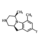 CAS#: 791774-66-8, (4R,10aS)-8-Fluoro-4,6-dimethyl-1,2,3,4,10,10a-hexahydropyrazino[1,2-a]indole