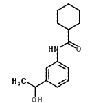 CAS 登录号：791842-23-4， N-[3-(1-羟基乙基)苯基]环己烷甲酰胺