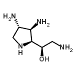 CAS#: 792128-85-9, (1R)-2-Amino-1-[(2S,3R,4S)-3,4-diamino-2-pyrrolidinyl]ethanol