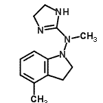 CAS#: 792137-87-2, N-(4,5-Dihydro-1H-imidazol-2-yl)-N,4-dimethyl-1-indolinamine
