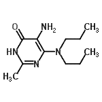 CAS 登录号：792142-15-5， 5-氨基-6-(二丙基氨基)-2-甲基-4(1H)-嘧啶酮