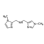 CAS#: 792160-66-8, 1-(1-Methyl-1H-imidazol-2-yl)-N-[(1-methyl-1H-imidazol-4-yl)methyl]methanamine