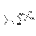 CAS#: 792167-97-6, 2-({[(2-Methyl-2-propanyl)oxy]carbonyl}amino)ethanesulfinic acid