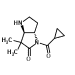 CAS 登录号：792183-17-6， (3aR,6aS)-1-(环丙基羰基)-3,3-二甲基六氢吡咯并[3,2-b]吡咯-2(1H)-酮