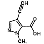 CAS#: 79229-66-6, 4-Ethynyl-1-methyl-1H-pyrazole-5-carboxylic acid