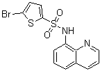 CAS#: 79232-87-4, 5-Bromo-N-(8-quinolinyl)-2-thiophenesulfonamide