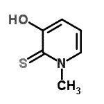CAS 登录号：79246-92-7， 3-羟基-1-甲基-2(1H)-吡啶硫酮
