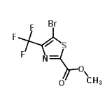 CAS#: 79247-83-9, Methyl 5-bromo-4-(trifluoromethyl)-1,3-thiazole-2-carboxylate
